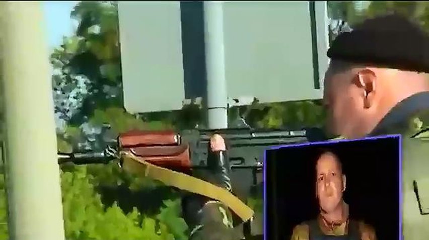 Блокпост 34 батальона под Горловкой атакуют диверсанты (видео)