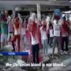 В Литве облились кровью в знак поддержки Украины (видео)