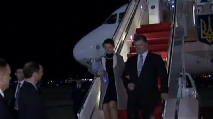 Порошенко прибыл в США с первым официальным визитом (фото, видео)