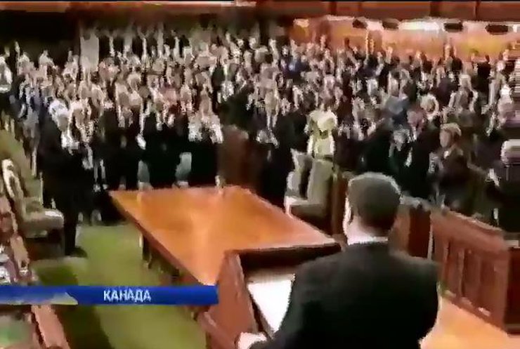 Парламент Канады аплодировал речи Порошенко стоя (видео)