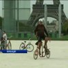 Ірландець створив унікальний гібрид велосипеду та сноуборда (відео)