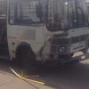 В Донецке террористы с пушкой разбили автобус (фото)