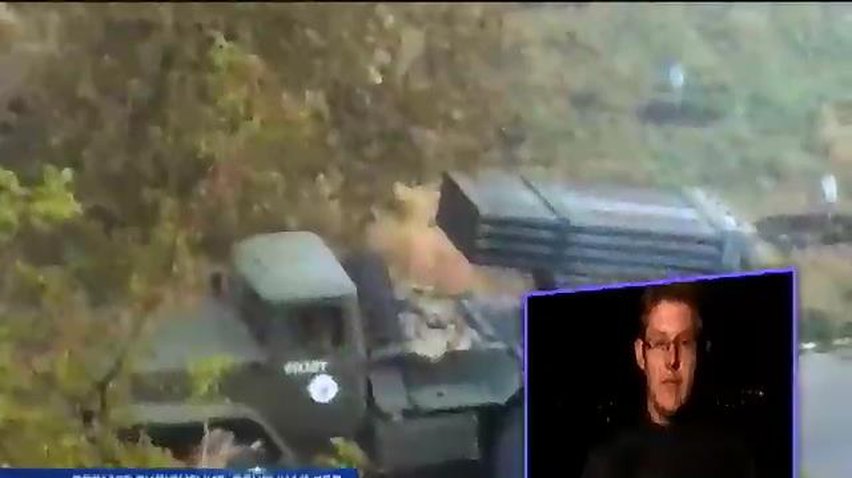 Террористи бьют "Градами" из жилых кварталов Докучаевска (видео)