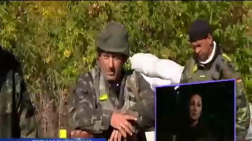 Под Славяносербском Нацгвардию окружили террористы Моторолы (видео)