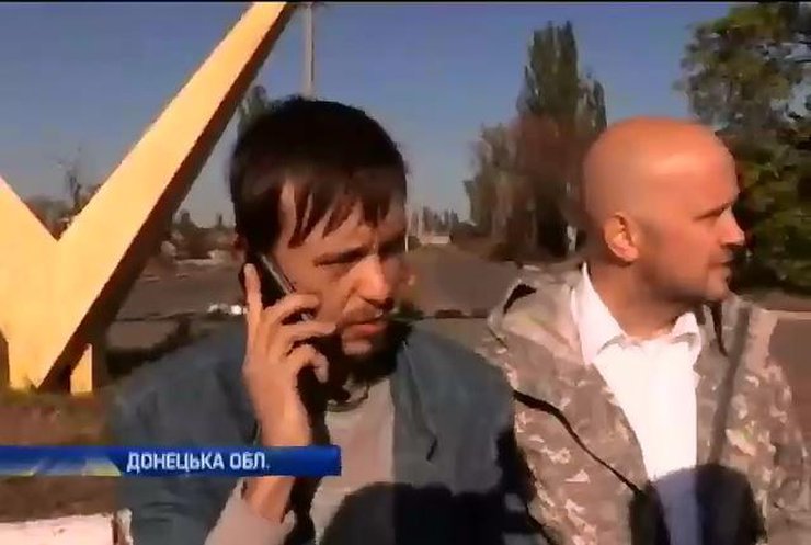 Біля Вуглегірська обміняли журналіста Воробйова та ще двох заручників