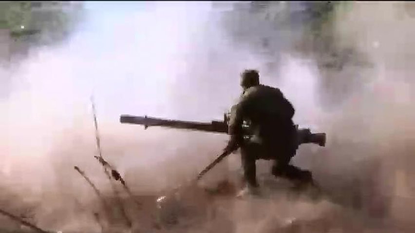 Террористы накрыли "Градом" село Никишино под Дебальцево