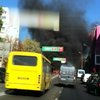 У центрі Києва згоріла автівка