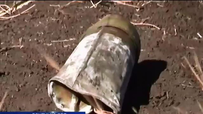 Терористи розстріляли свої позиції під селищем Піски (відео)