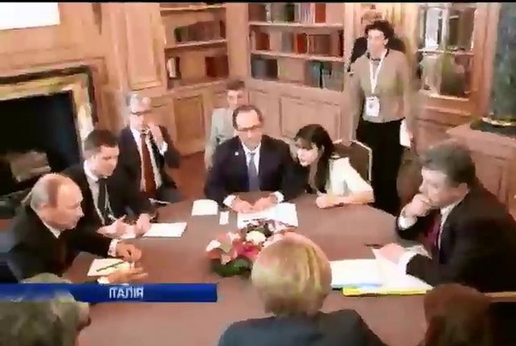 Порошенко розпочав з Путіним зустріч віч-на-віч (відео)