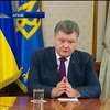 Порошенко дал интервью украинским телеканалам