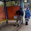 На пьяного гражданина России "напала" бандеровская остановка