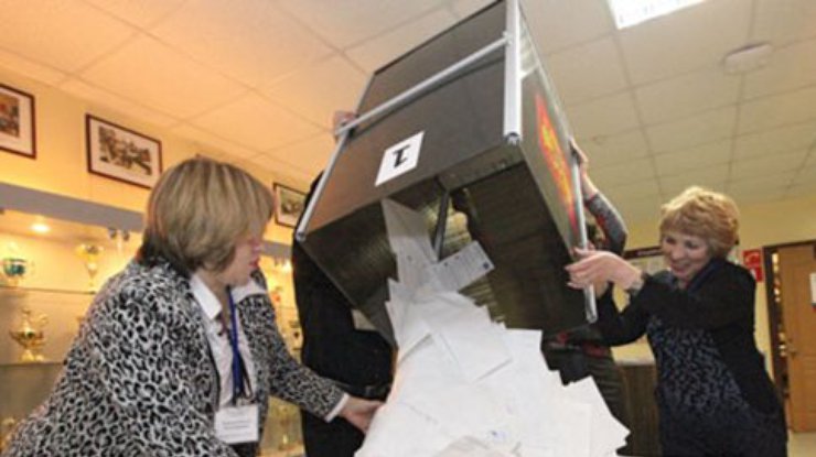 На избирательных участках Украины закончили считать голоса