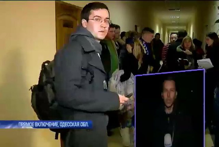 Под судом в Одессе собрались сторонники Ивана Фурсина