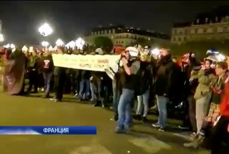 Французы протестуют против Олланда из-за гибели экоактивиста (видео)