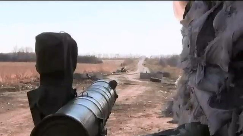 Терористи руйнують Дебальцево неточною стрільбою з "Градів" (відео)