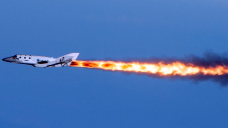 Корабль SpaceShip Two потерпел крушение в США (видео)