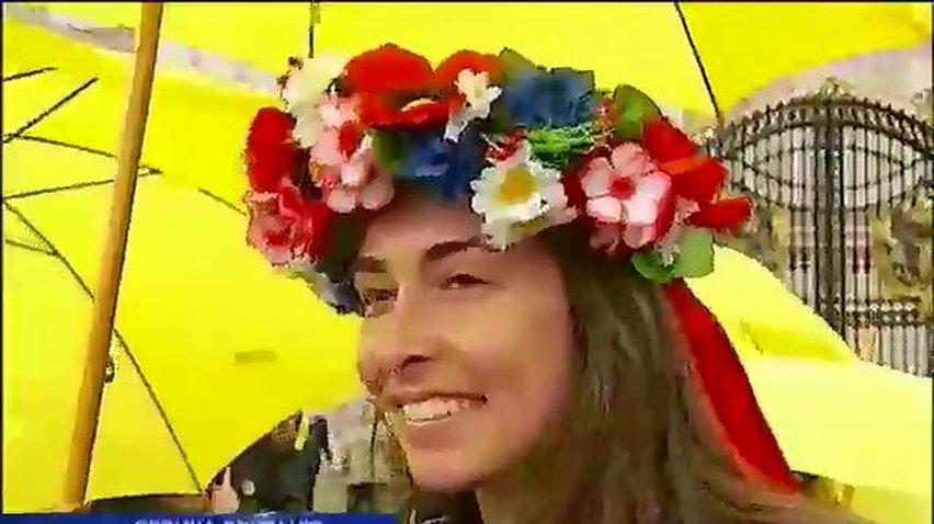 У Лондоні пройшов міжнародний флешмоб на підтримку України (відео)