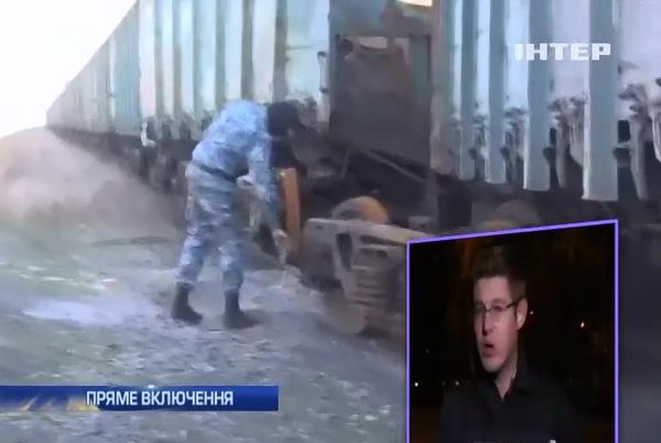 Терористи замінували залізну дорогу під Дебальцево (відео)
