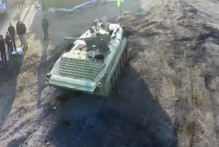 Появилось видео с дрона, который подарили "Подробности" бойцам "Айдара" (видео)