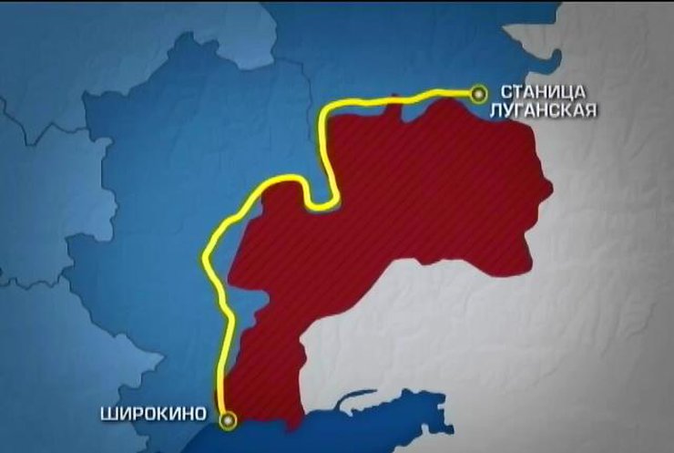 В Луганской области обустраивают разделительную линию