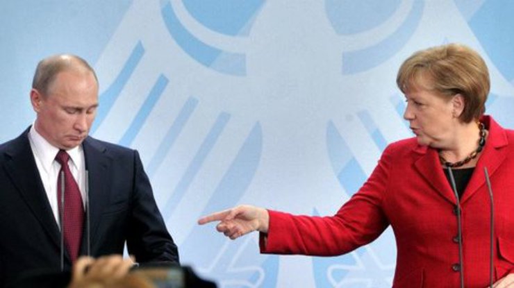 Меркель и Путин больше часа говорили о Донбассе