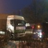 В Киеве на Стеценко грузовик парализовал движение транспорта (фото)