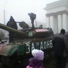 Террористы ЛНР устроили парад в Красном Луче (фото, видео)