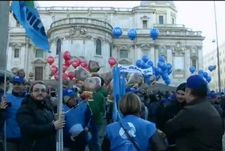 Італію паралізував загальнонаціональний стайк