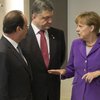 Порошенко, Меркель и Олланд выступают за скорейший созыв группы по Донбассу