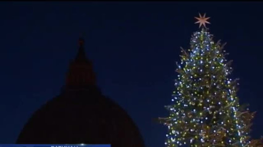 У Ватикані відкрили різдвяну ялинку