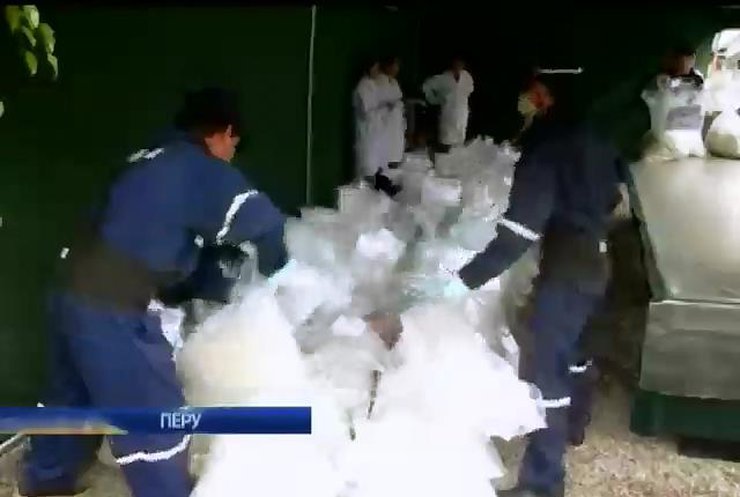 Поліція Перу за місяць вилучила 5 тонн кокаїну