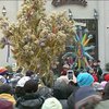 Во Львове открылся рождественский вертеп с традиционным дидухом