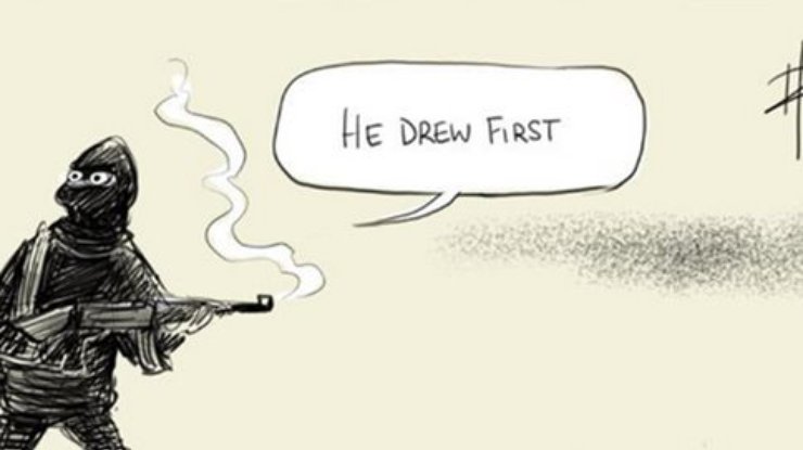 Карикатуристы мира ответили на теракт в Charlie Hebdo (фото)