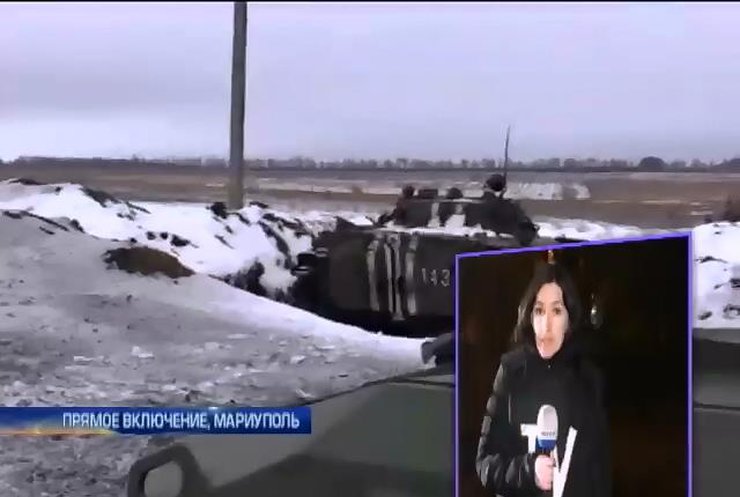 Под Еленовкой отбили танковую атаку боевиков
