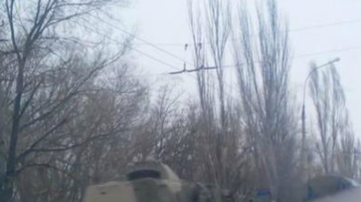В Краснодон переброшена колонна военной техники РФ (фото, видео)