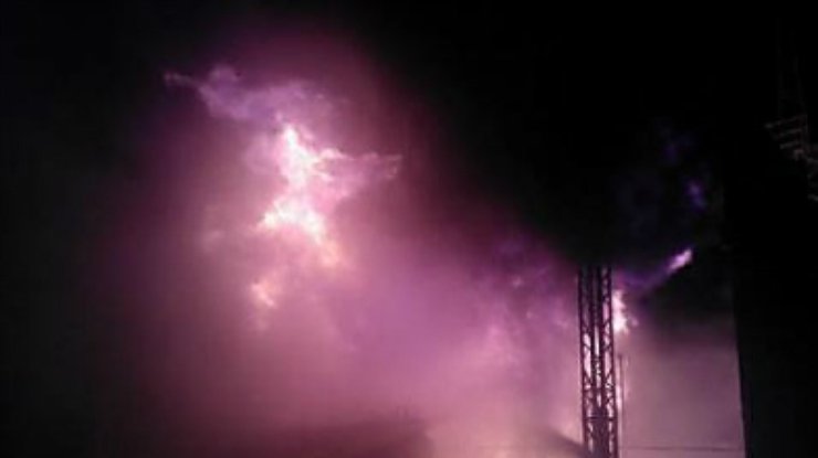На Южно-Украинской АЭС вспыхнул пожар