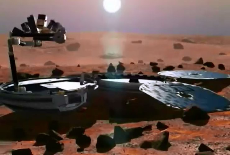 Марсоход "Бигль-2" нашли на Марсе спустя 12 лет