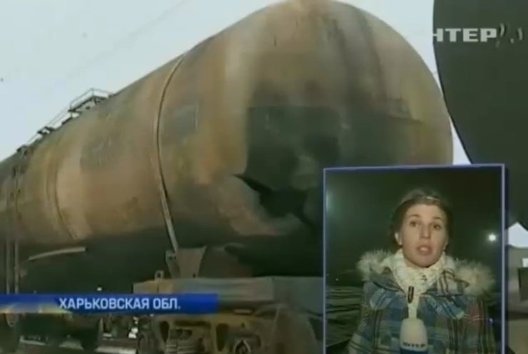 Взрыв цистерны на Харьковщине могла вызвать бомба