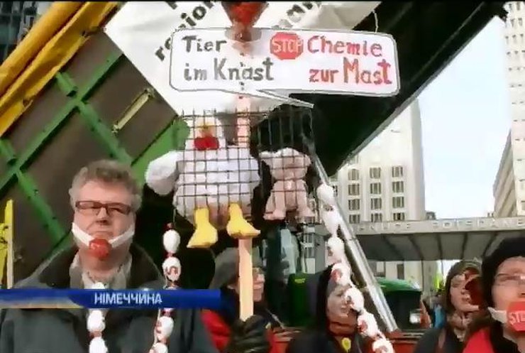 Фермери Німеччини протестували проти ГМО-продуктів