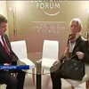 Порошенко зустрівся з головою МВФ у Давосі