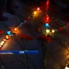 У Києві виклали свічками слово "Маріуполь" за загиблими