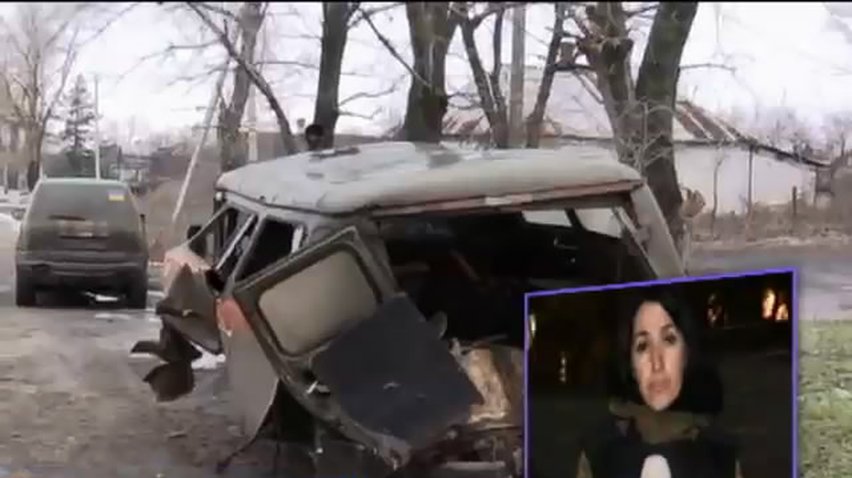 На Донбассе террористы обстреляли машину скорой помощи