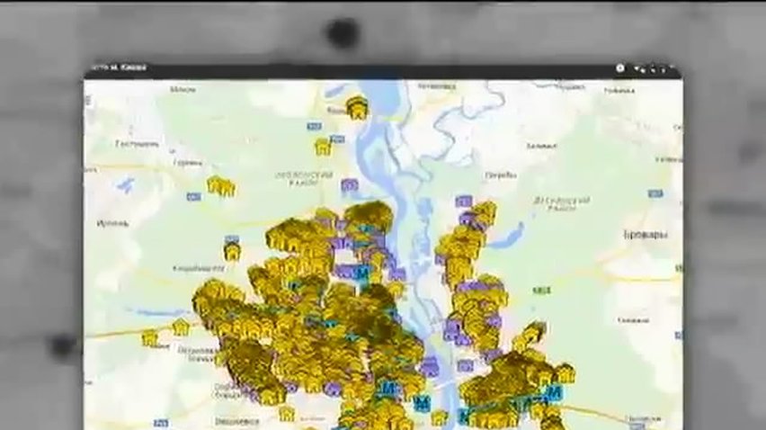 В Києві створили інтерактивну карту з адресами бомбосховищ