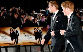 На премьере присутствовали британские принцы: Уильям и Гарри