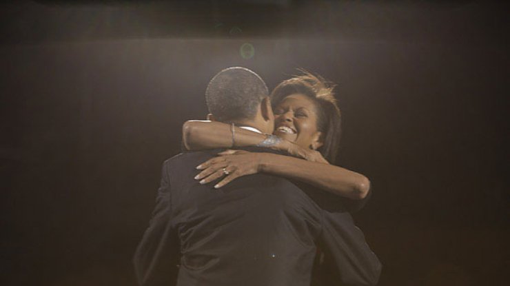 44-й президент США Барак Обама с супругой