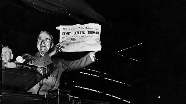 1948 год. Президентом США избран Гарри Трумен