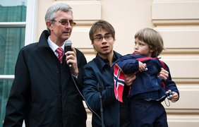 Посол Норвегии в России и Александр Рыбак: "Чье дитя?!"