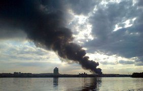Пожар на днепропетровском рынке