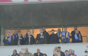 Матч в Донецке посетил даже президент