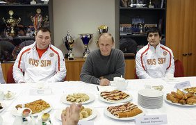 Мастер-класс по дзюдо от Путина